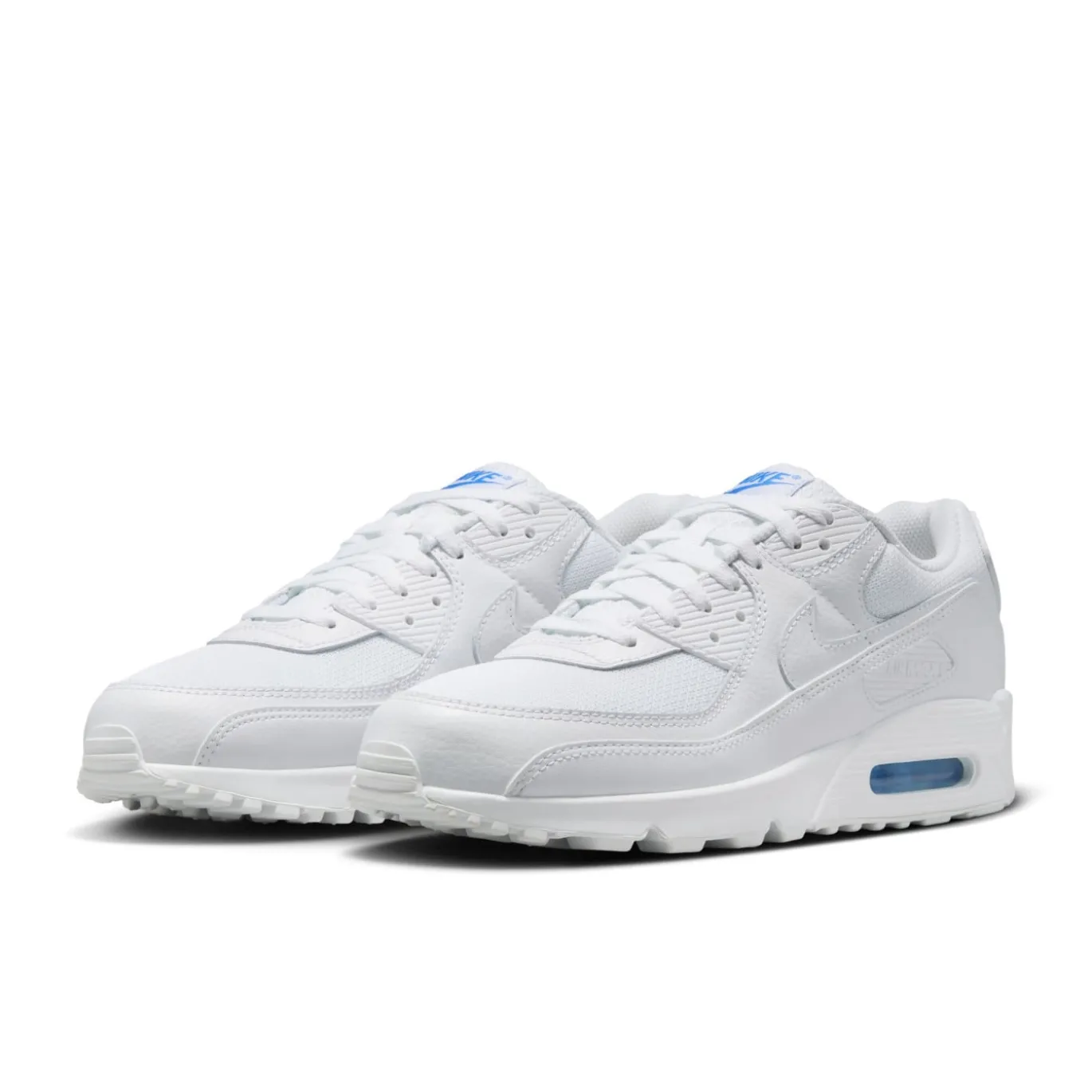 Nike Air Max 90 Sneakers Wit Blauw Crystal