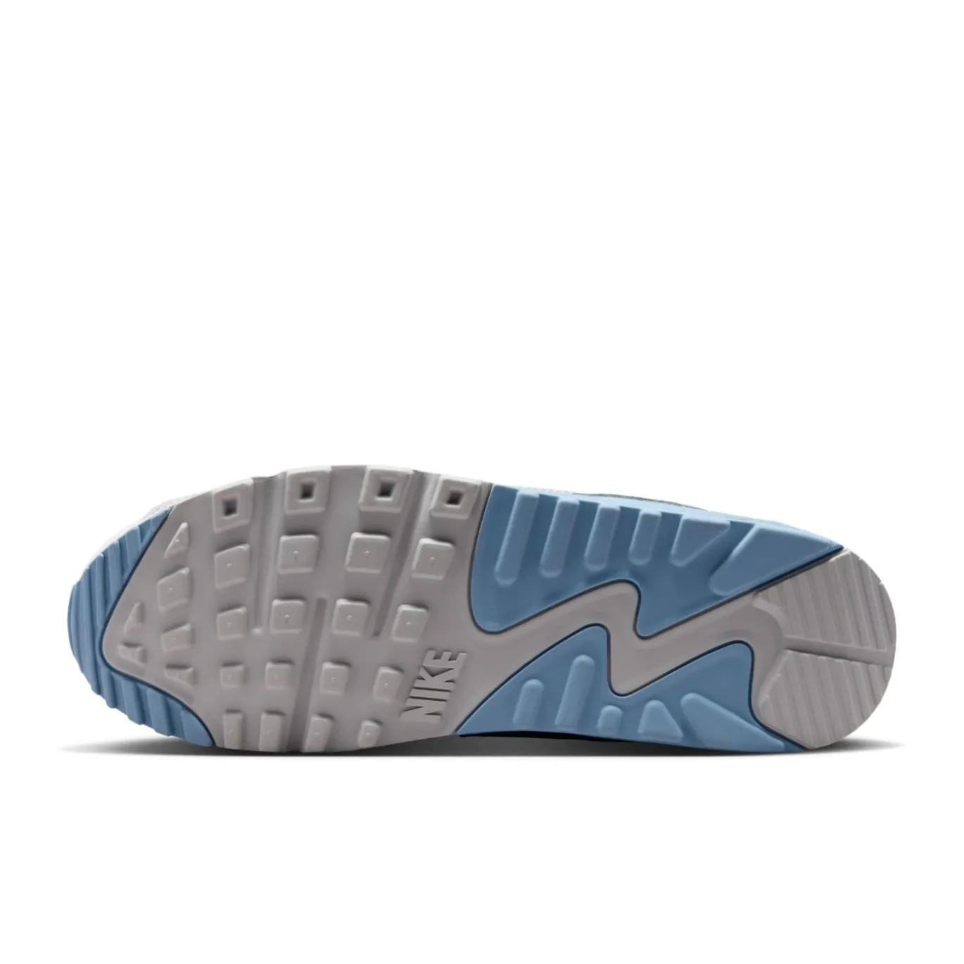 Nike Air Max 90 Sneakers Wit Grijs Lichtgrijs Blauw