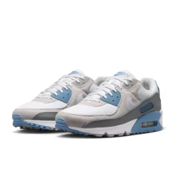 Nike Air Max 90 Sneakers Wit Grijs Lichtgrijs Blauw
