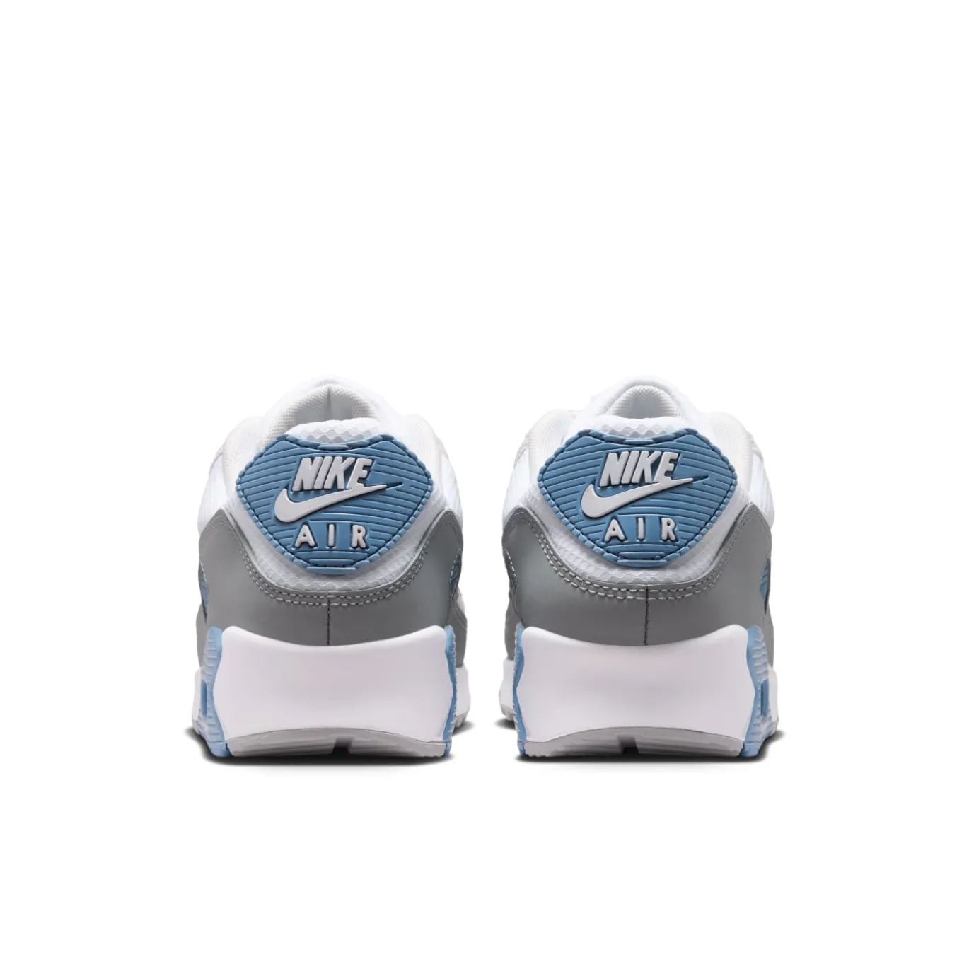 Nike Air Max 90 Sneakers Wit Grijs Lichtgrijs Blauw