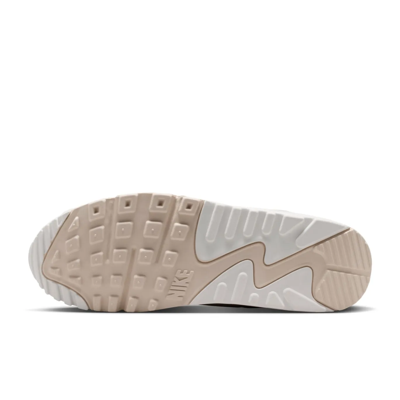 Nike Air Max 90 Sneakers Wit Licht Orewoodbruin Zwart
