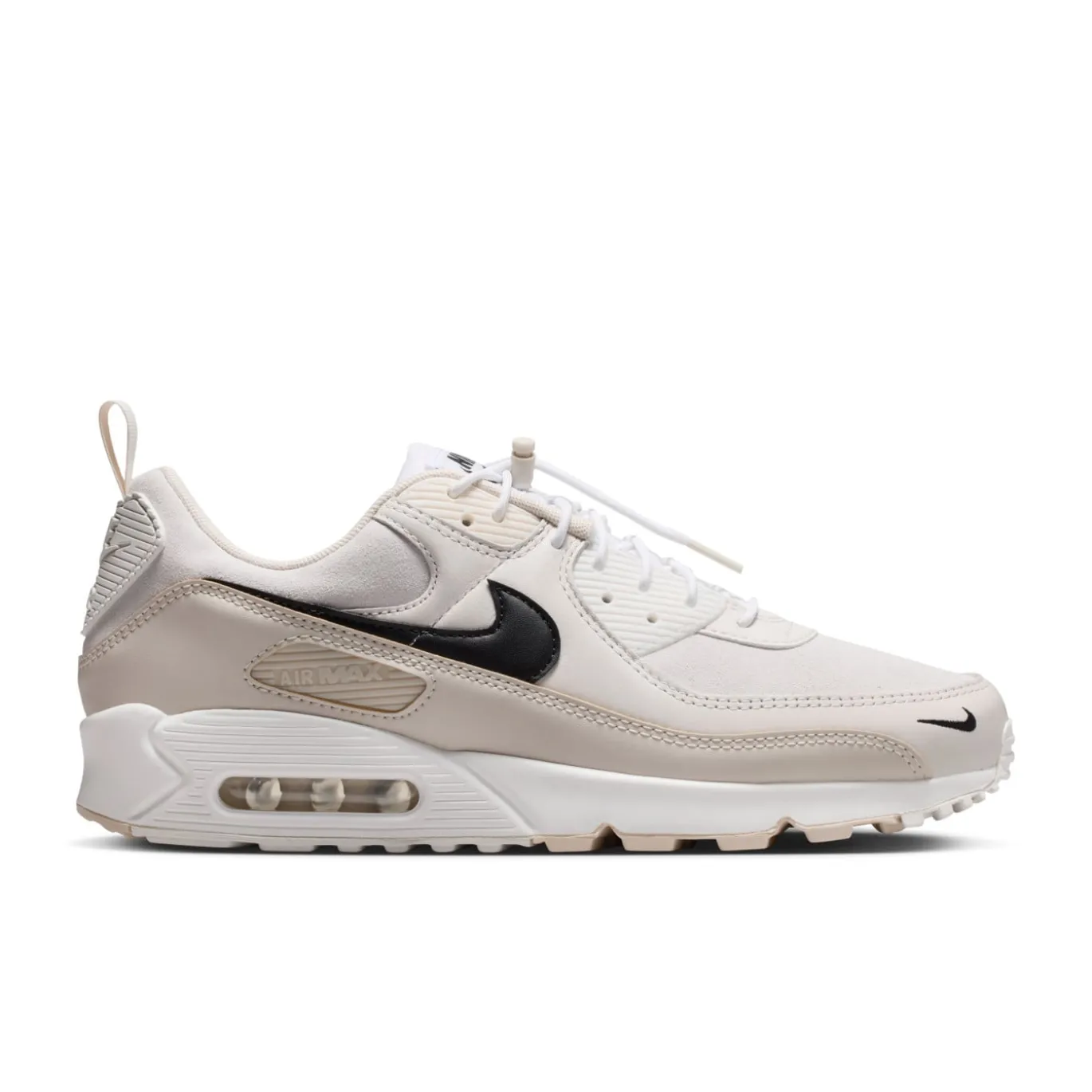 Nike Air Max 90 Sneakers Wit Licht Orewoodbruin Zwart