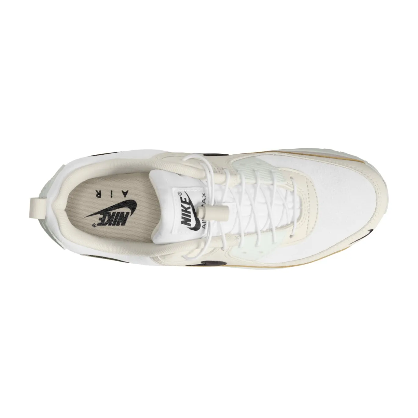 Nike Air Max 90 Sneakers Wit Licht Orewoodbruin Zwart