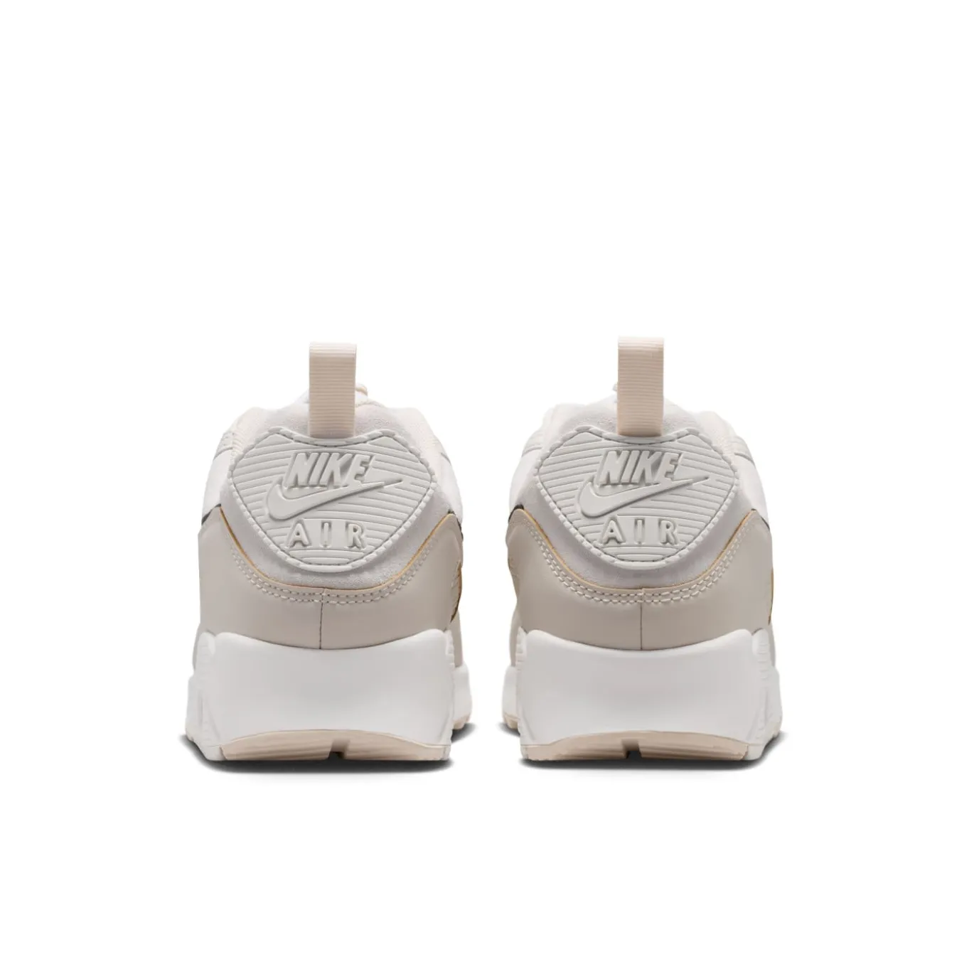 Nike Air Max 90 Sneakers Wit Licht Orewoodbruin Zwart