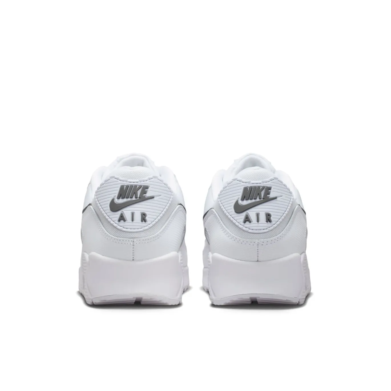 Nike Air Max 90 Sneakers Wit Wit Donkergrijs