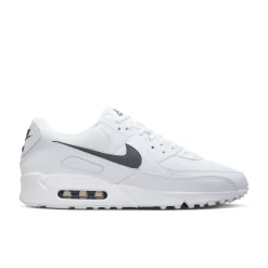 Nike Air Max 90 Sneakers Wit Wit Donkergrijs