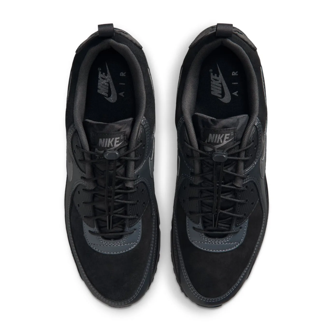 Nike Air Max 90 Sneakers Zwart Antraciet Donkergrijs Zilvergrijs
