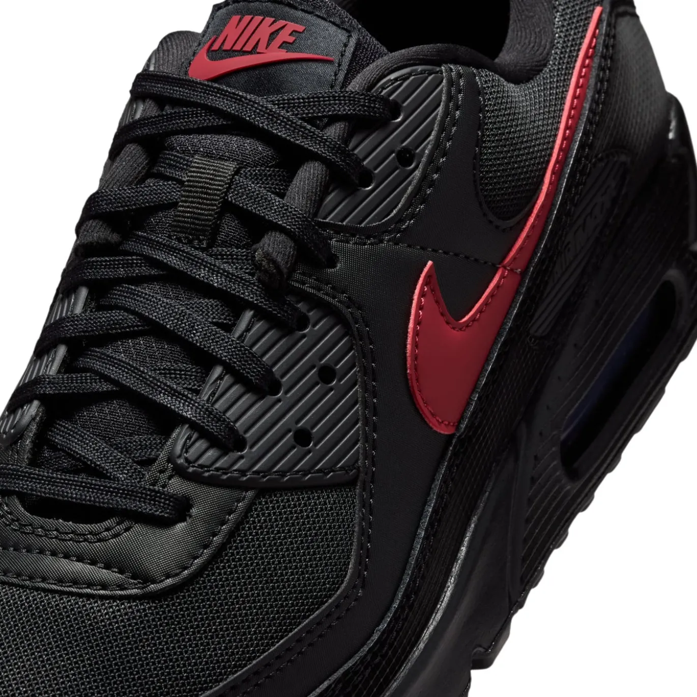 Nike Air Max 90 Sneakers Zwart Tough Red