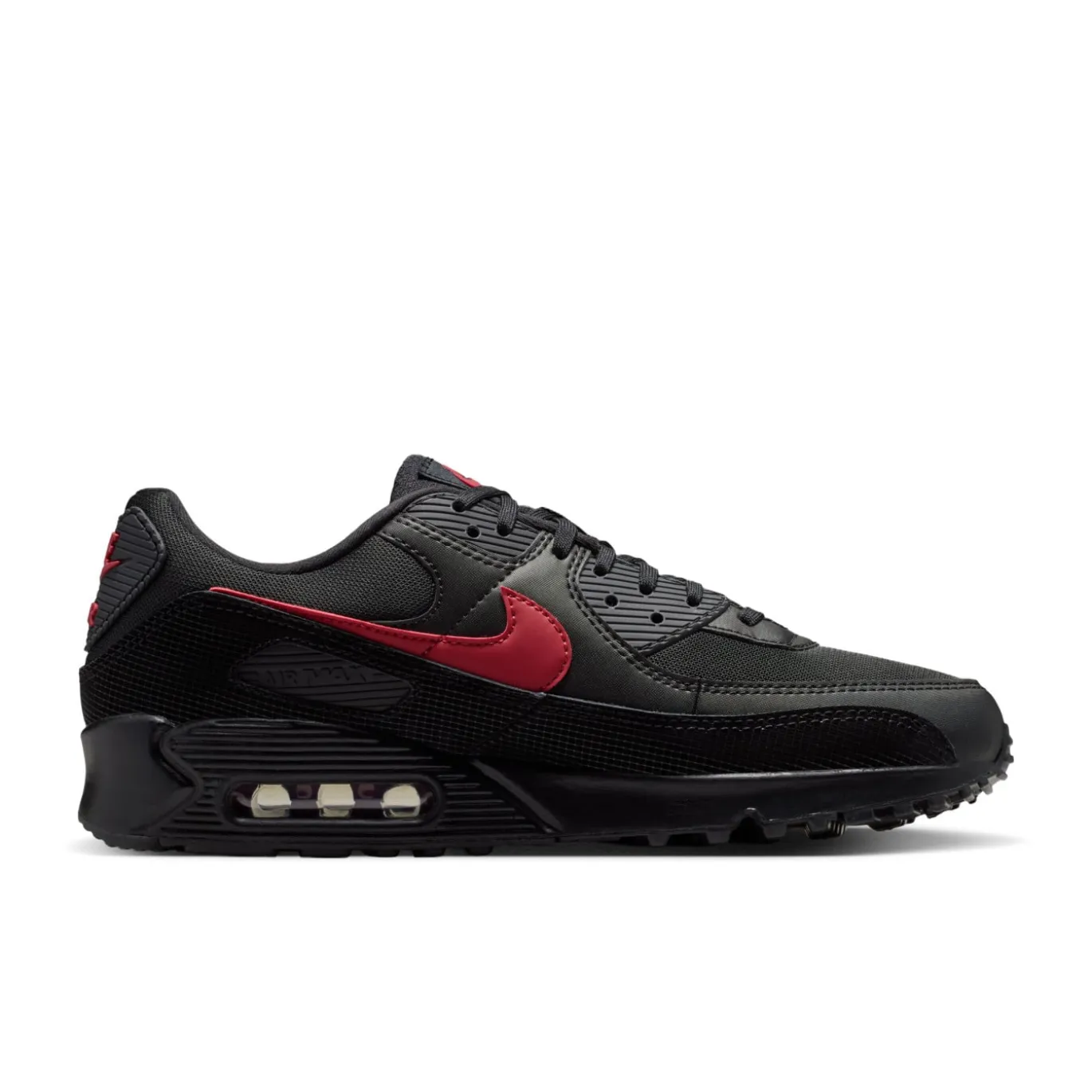Nike Air Max 90 Sneakers Zwart Tough Red