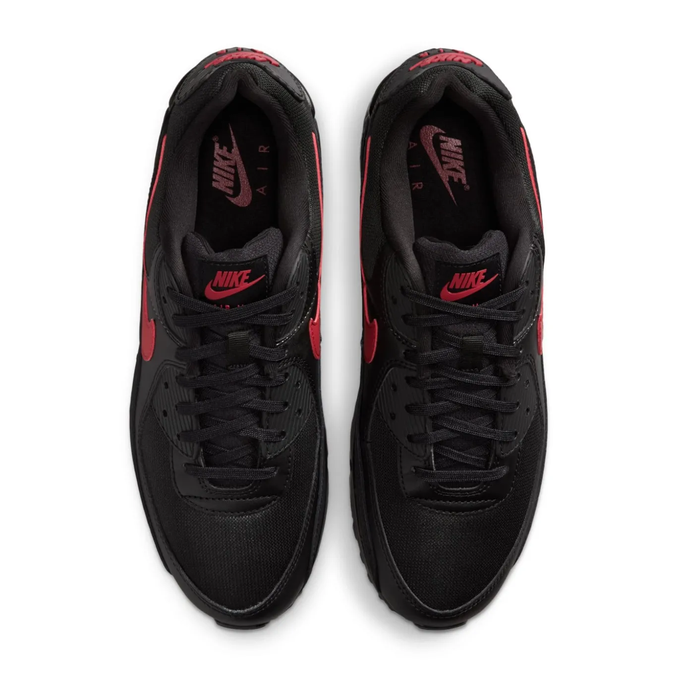 Nike Air Max 90 Sneakers Zwart Tough Red