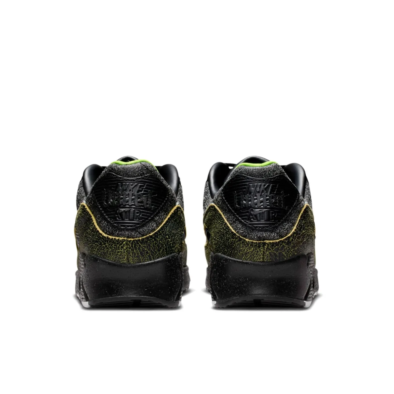Nike Air Max 90 Tiempo Sneakers Zwart Wit Voltage Green