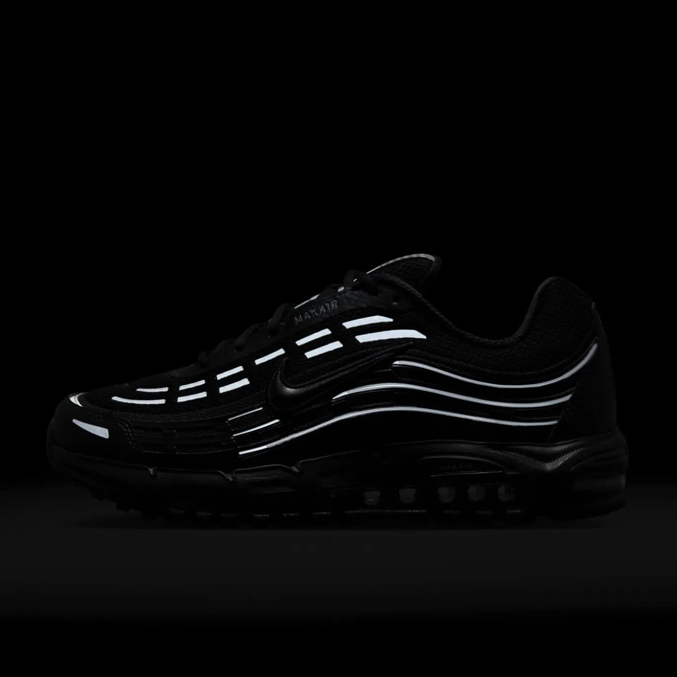Nike Air Max TL 2.5 Sneakers Zwart Metallic Silver