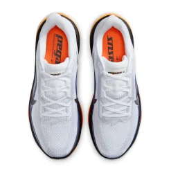 Nike Air Zoom Pegasus 42 Hardloopschoenen Wit Zilver Oranje Donkerpaars