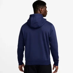 Nike Atletico Madrid Club Hoodie 2025-2026 Donkerblauw Felgeel