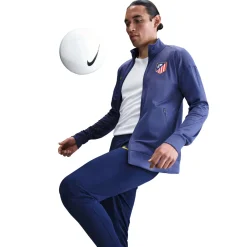 Nike Atletico Madrid Strike Trainingspak Full-Zip 2025-2026 Donkerpaars Donkerblauw Geel