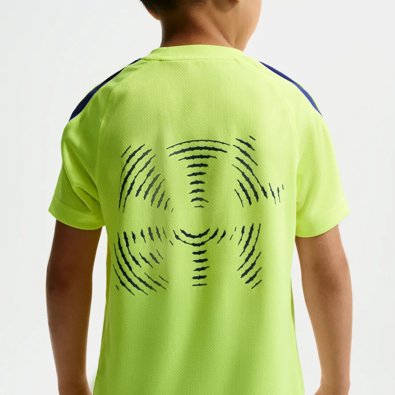 Nike Atletico Madrid Strike Trainingsshirt 2026-2027 Kids Neongroen Donkerblauw