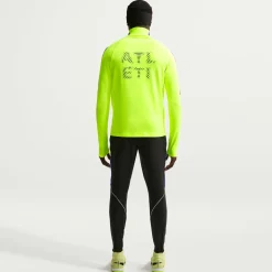 Nike Atletico Madrid Strike Trainingspak 1/4-Zip 2026-2027 Neongroen Zwart Donkerblauw Wit