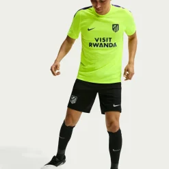Nike Atletico Madrid Strike Trainingsshirt 2026-2027 Neongroen Donkerblauw