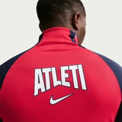 Nike Atletico Madrid Strike Trainingstrui 1/4-Zip 2026-2027 Rood Donkerblauw Wit