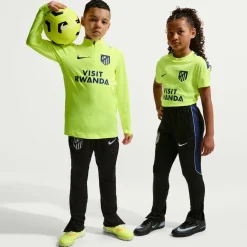 Nike Atletico Madrid Strike Trainingsbroek 2026-2027 Kids Zwart Wit