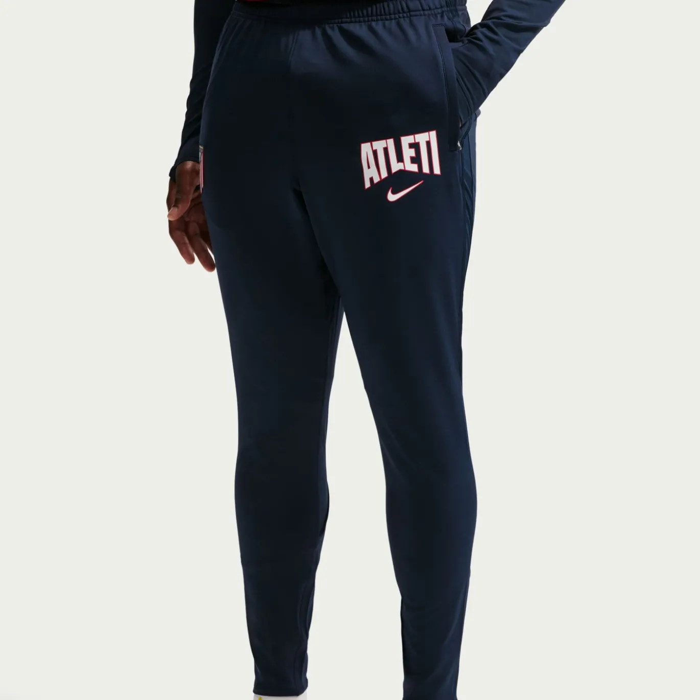 Nike Atletico Madrid Strike Trainingsbroek 2026-2027 Donkerblauw Wit