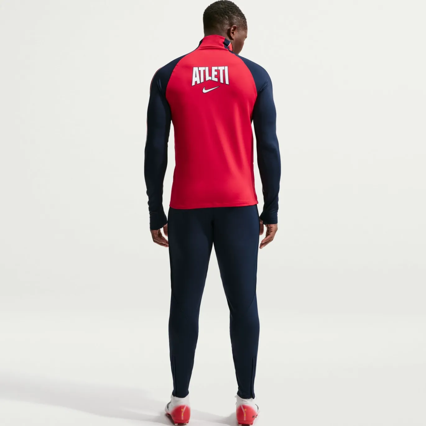 Nike Atletico Madrid Strike Trainingsbroek 2026-2027 Donkerblauw Wit