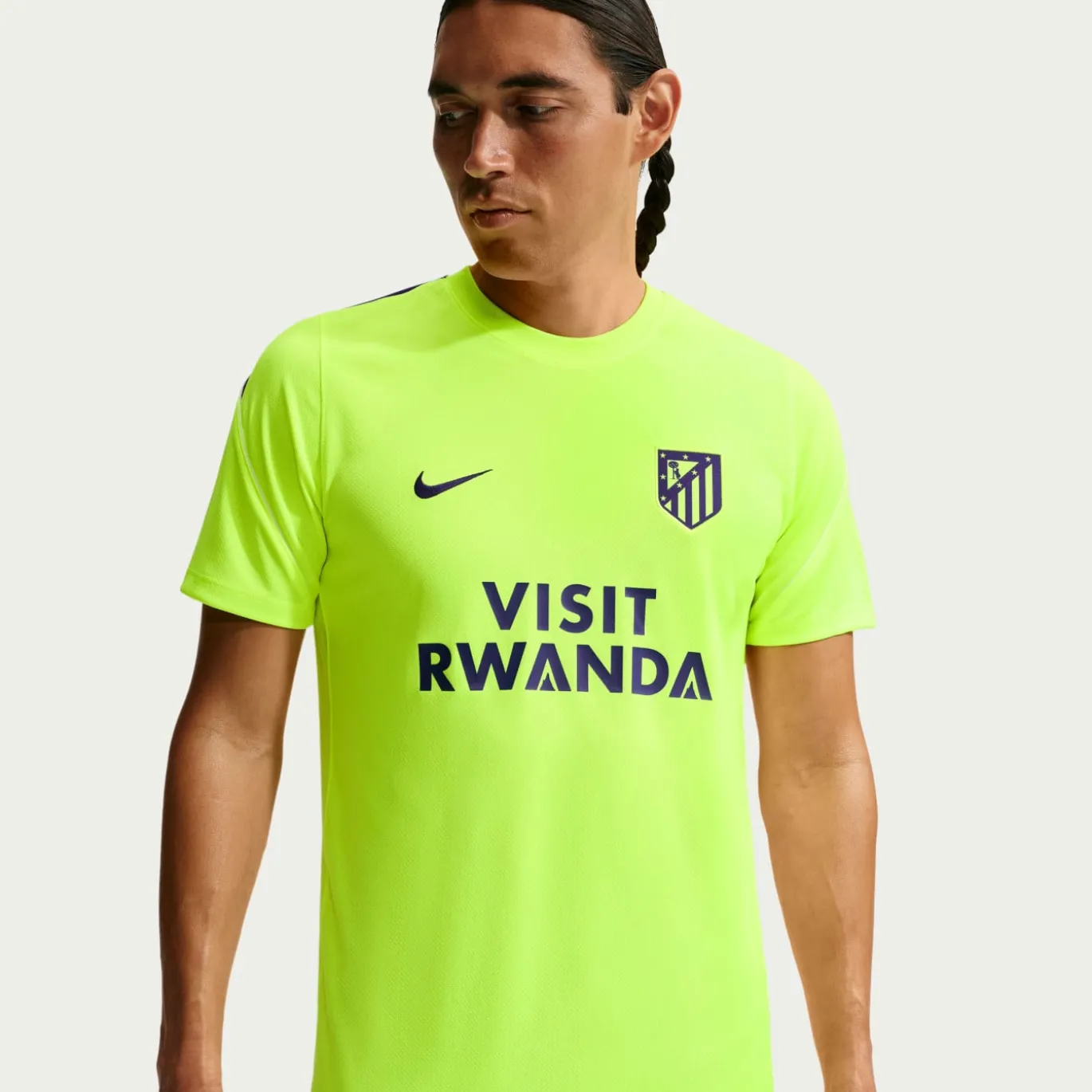 Nike Atletico Madrid Strike Trainingsset 2026-2027 Neongroen Zwart Donkerblauw Wit