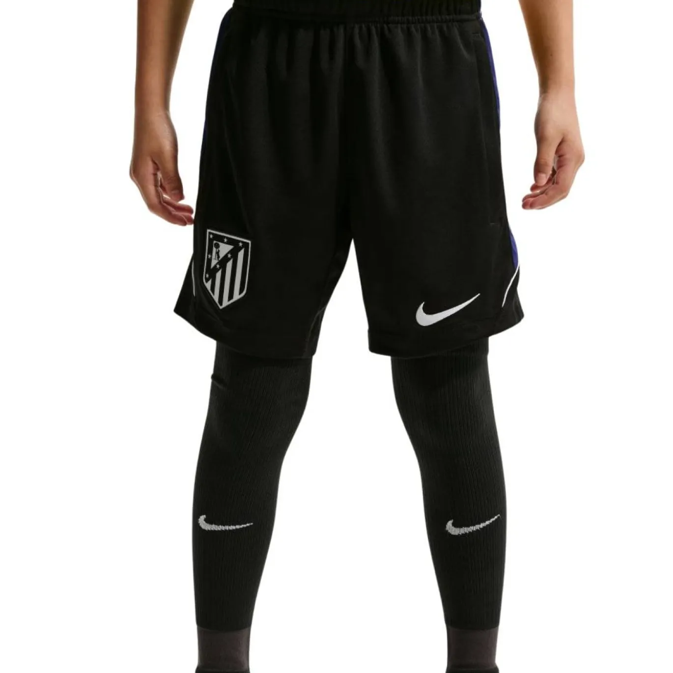 Nike Atletico Madrid Strike Trainingsbroekje 2026-2027 Kids Zwart Wit