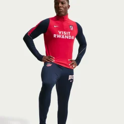 Nike Atletico Madrid Strike Trainingspak 1/4-Zip 2026-2027 Rood Donkerblauw Wit