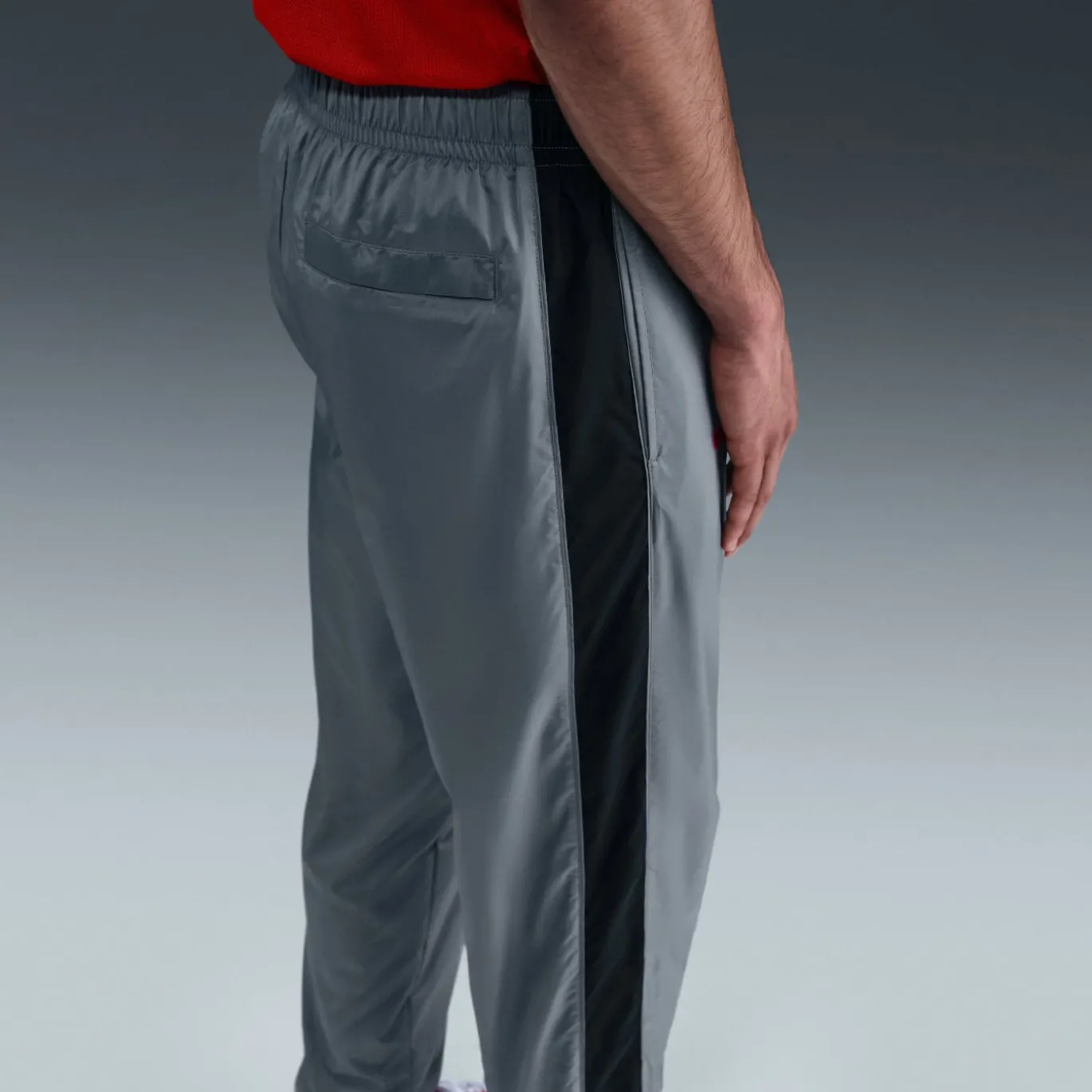 Nike Atletico Madrid Trainingspak Hooded Woven 2025-2026 Grijs Zwart Rood Wit