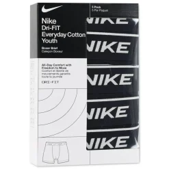 Nike Boxershort 5-Pack Kids Zwart Wit