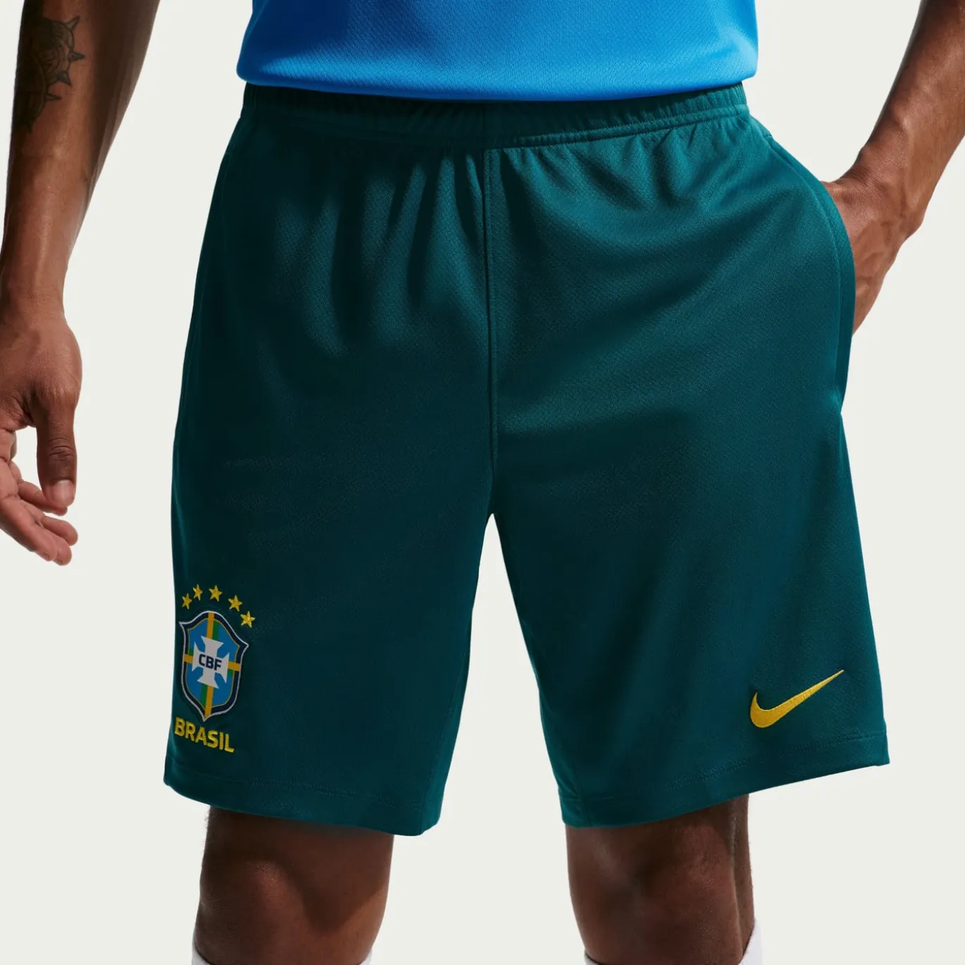 Nike Brazilië Strike Trainingsbroekje 2026-2028 Groen Geel Mintgroen