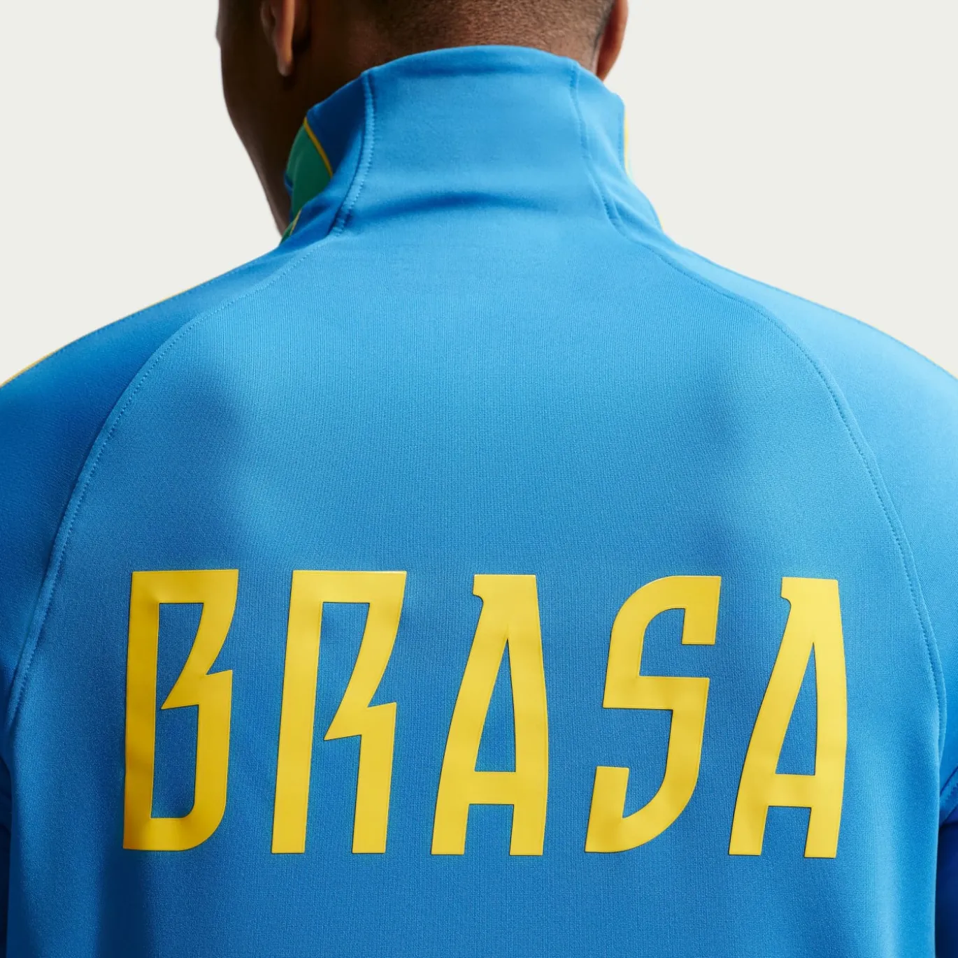 Nike Brazilië Strike Trainingstrui 1/4-Zip 2026-2028 Blauw Geel Mintgroen