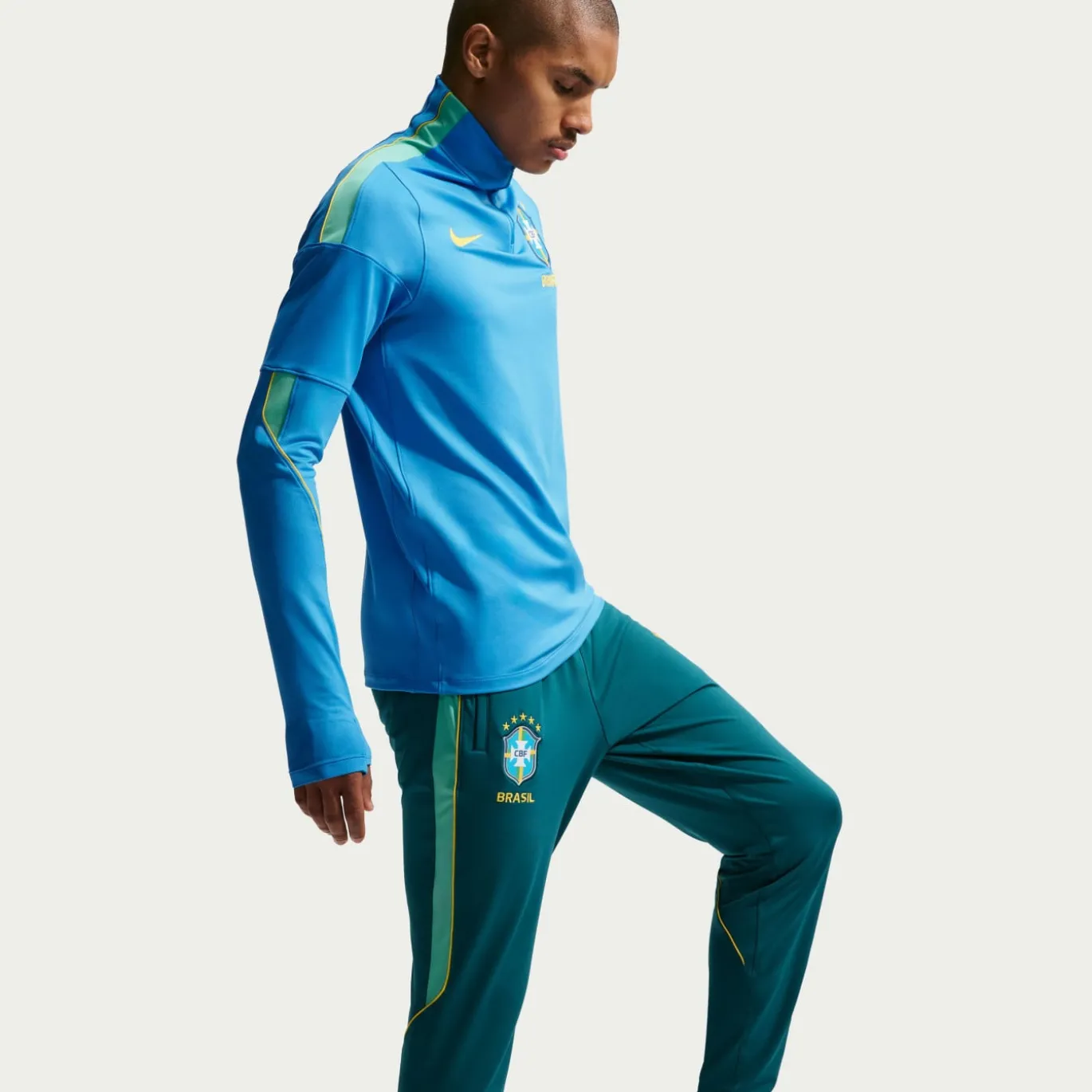 Nike Brazilië Strike Trainingsbroek 2026-2028 Groen Geel Mintgroen