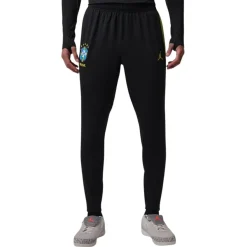 Nike Brazilië x Jordan Strike Trainingsbroek 2026-2028 Zwart Geel Mintgroen