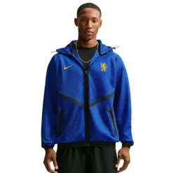 Nike Chelsea Anthem Trainingsjack KMC 2026-2027 Blauw Zwart Goudgeel