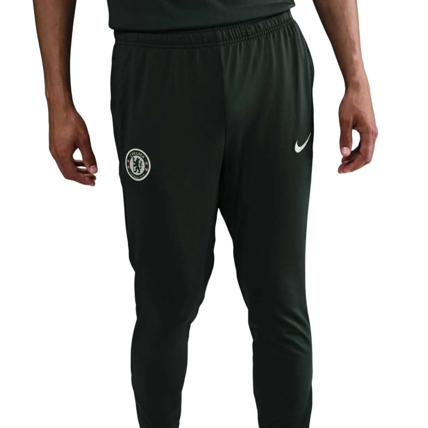 Nike Chelsea Strike Trainingsbroek 2025-2026 Donkergroen Wit