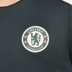 Nike Chelsea Strike Trainingsshirt 2025-2026 Kids Donkergroen Wit