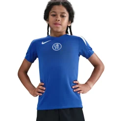 Nike Chelsea Strike Trainingsshirt 2025-2026 Kids Blauw Wit
