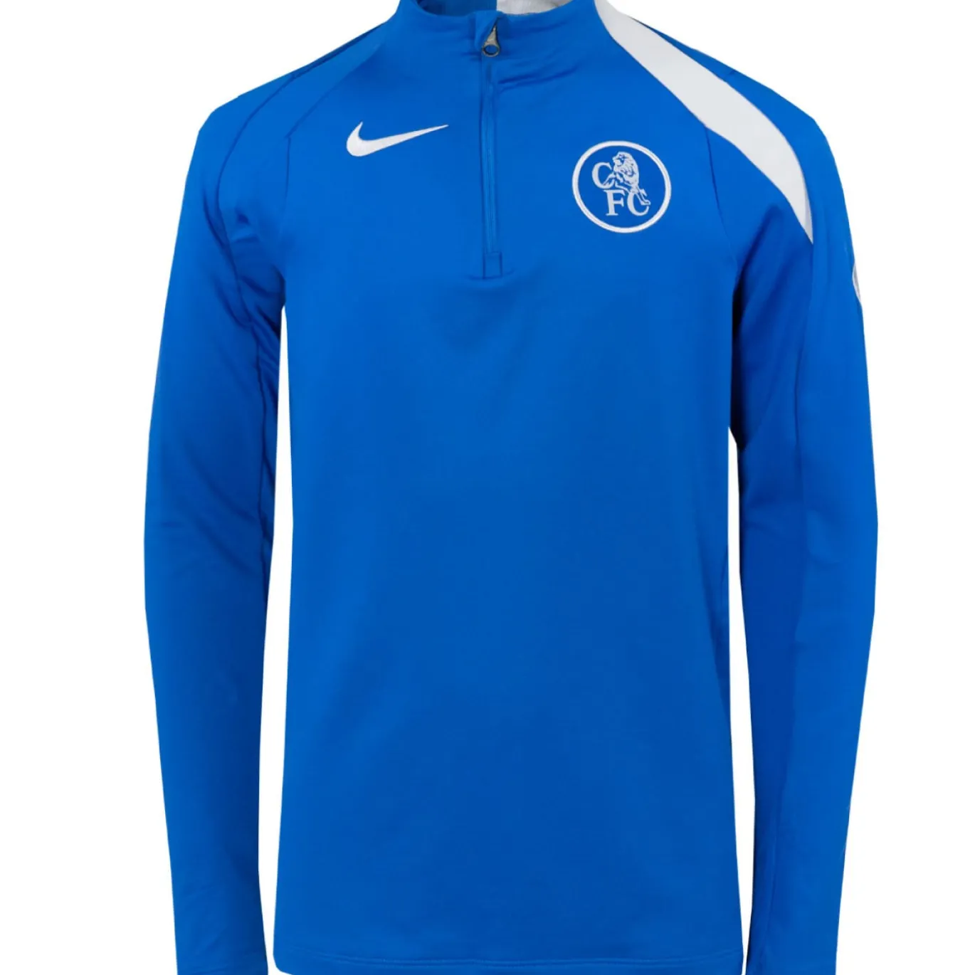 Nike Chelsea Strike Trainingstrui 1/4-Zip 2025-2026 Kids Blauw Wit
