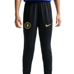 Nike Chelsea Strike Trainingsbroek 2026-2027 Kids Donkerblauw Wit Goudgeel