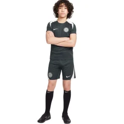 Nike Chelsea Strike Trainingsbroekje 2025-2026 Kids Donkergroen Wit
