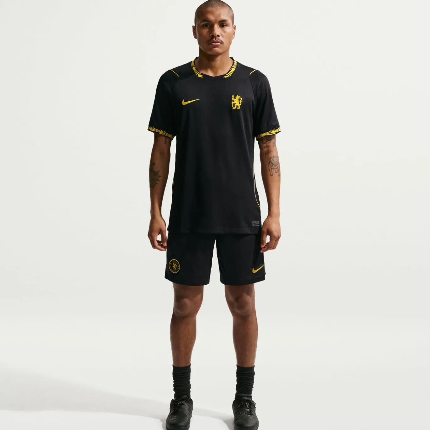 Nike Chelsea Strike Trainingsbroekje 2026-2027 Donkerblauw Wit Goudgeel
