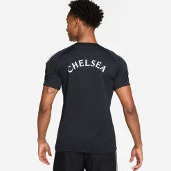 Nike Chelsea Strike Trainingsshirt 2026-2027 Donkerblauw Goudgeel