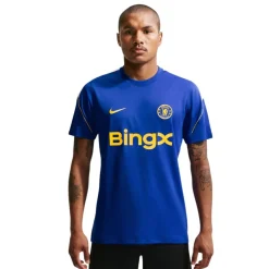 Nike Chelsea Strike Trainingsshirt 2026-2027 Blauw Goudgeel Wit