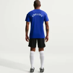 Nike Chelsea Strike Trainingsshirt 2026-2027 Blauw Goudgeel Wit