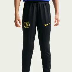 Nike Chelsea Strike Trainingspak 1/4-Zip 2026-2027 Kids Blauw Donkerblauw Goudgeel Wit