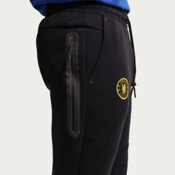 Nike Chelsea Tech Fleece Joggingbroek 2026-2027 Zwart Goudgeel