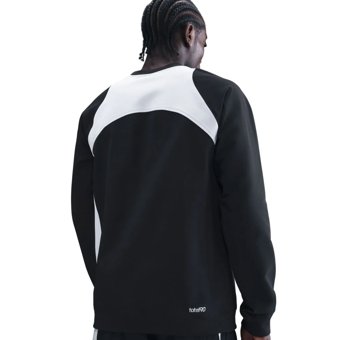 Nike Chelsea Total 90 Crew Woven Trainingspak 2025-2026 Zwart Wit