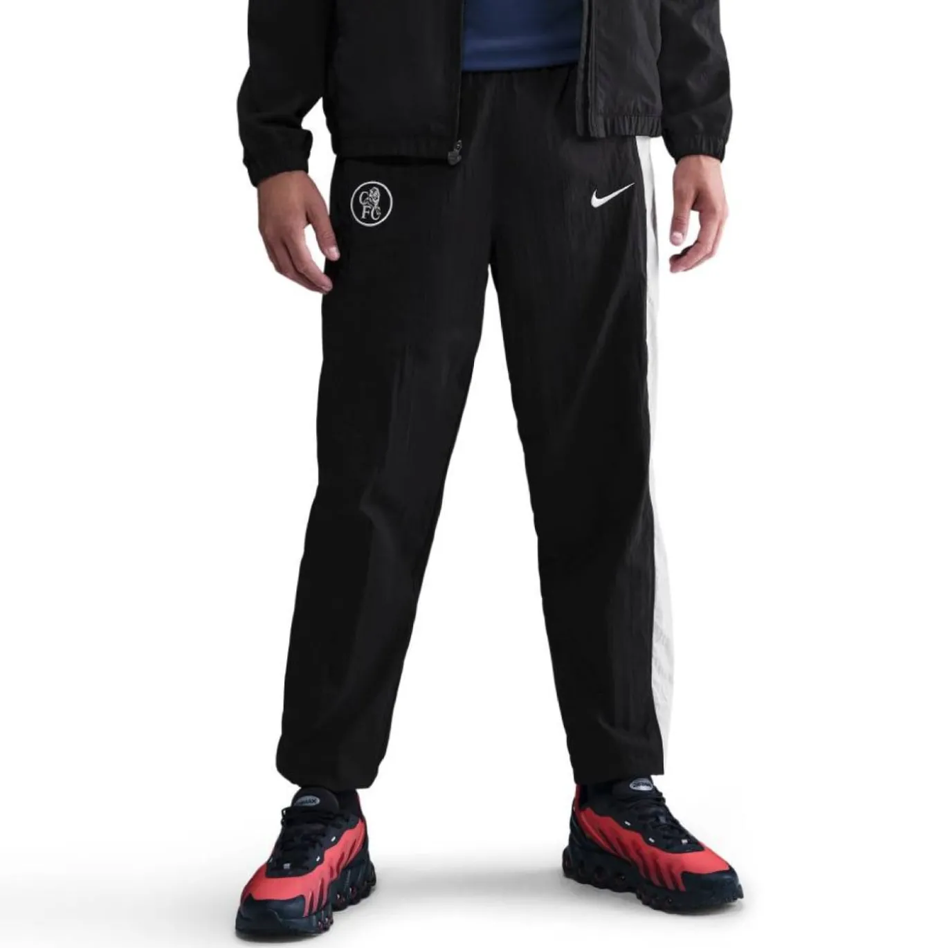 Nike Chelsea Total 90 Trainingsbroek Woven 2025-2026 Zwart Wit